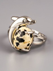 Кольцо из яшмы "Радость" 04-662