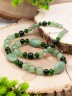 Бусы из нефрита "Сказки леса" 10-044