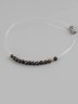 Колье с обсидианом "Нежность" 01-494
