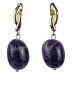 Серьги из аметиста "Настроение" 03-1186