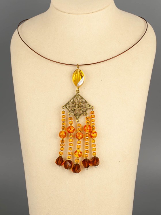 Колье из хрусталя «Дакота» 01-814