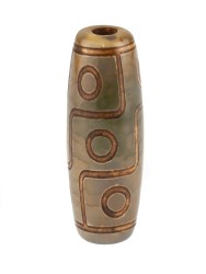 Бусина из агата "Дзи 9 Глаз" пдв-986