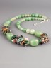 Бусы из нефрита "Сказки леса" 10-046
