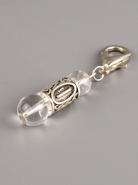 Брелок "Руна Иса" с хрусталём БРК-930