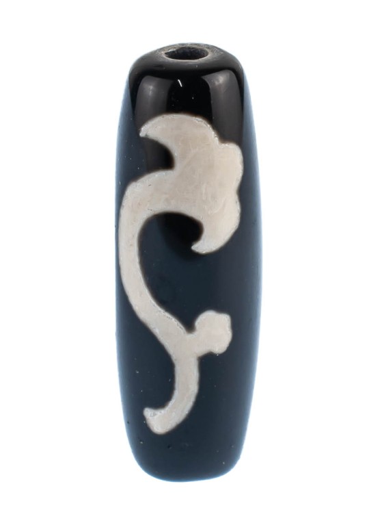 Бусина из агата "Дзи Руи" пдв-934