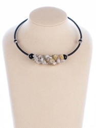 Колье из морганита "Мелодия" 01-647