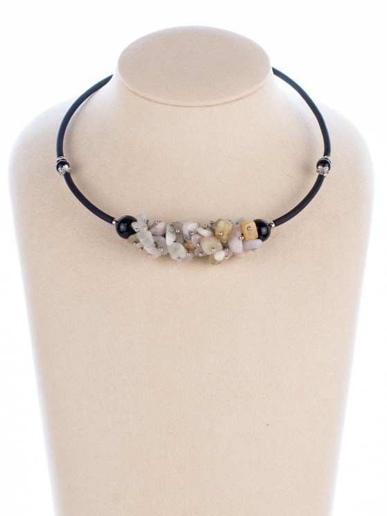 Колье из морганита "Мелодия" 01-647