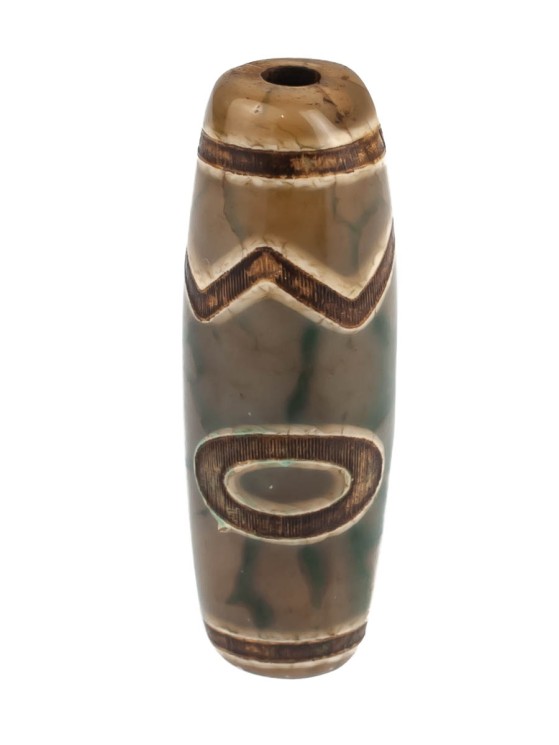 Бусина из агата "Дзи 4 Благодати" пдв-911