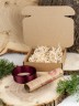 Набор для упаковки подарка - подарочная коробка 12х12х3,5 см 3 шт. УП-287